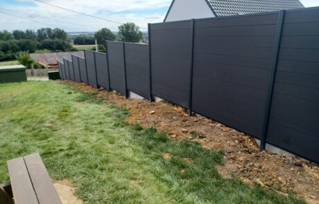 Clôture en aluminium sur mesure